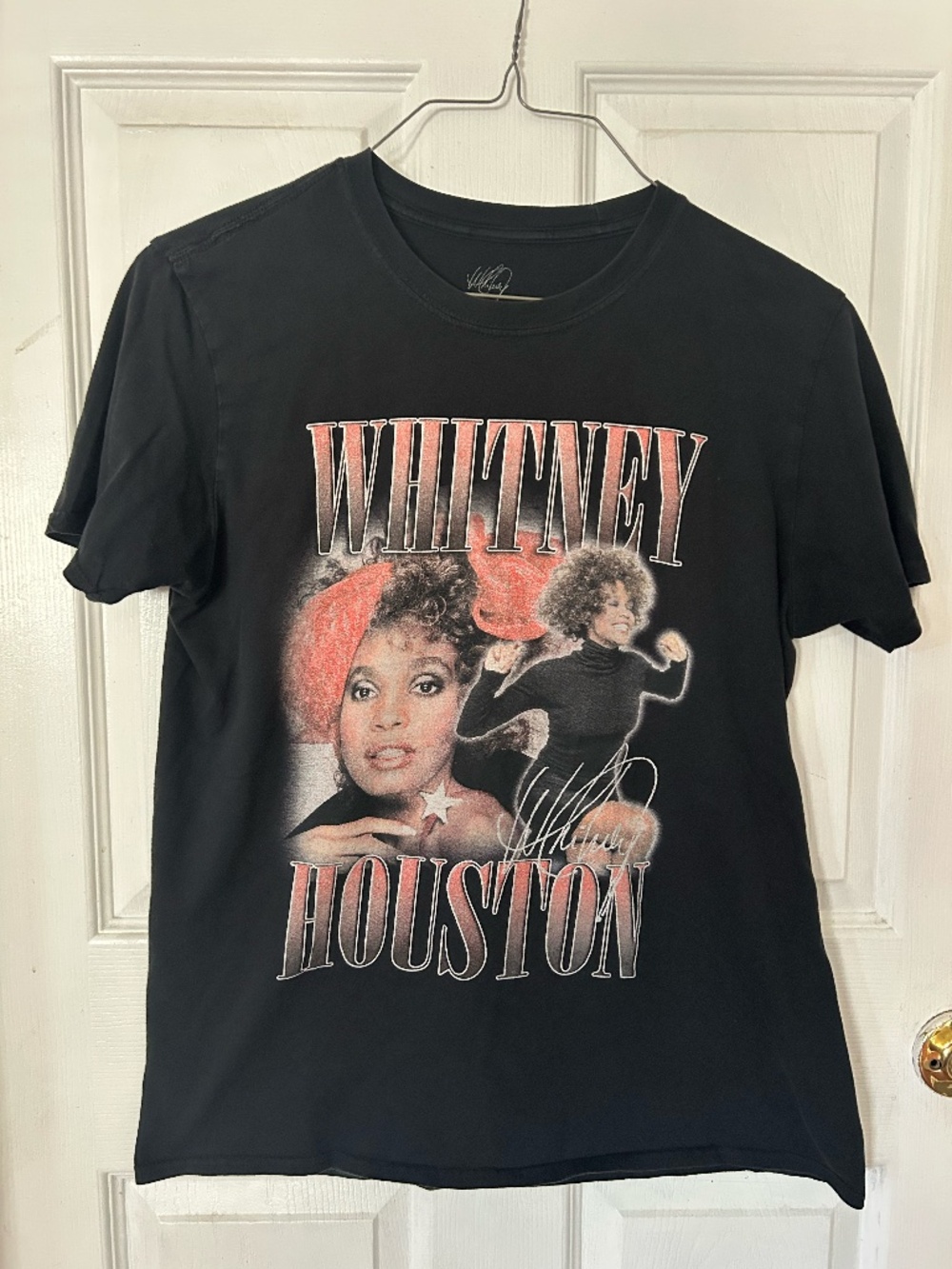 Whitney Houston Official Bravado Graphic Photo T-Shirt Size Large